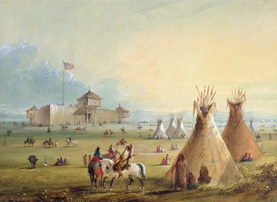 Fort Laramie, 1858-60 von Alfred Jacob Miller